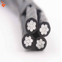 4X16mm2 CAAI cable Low Voltage 4c service drop abc cable Xlpe Aerial bundle cable